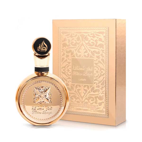 Lattafa-Fakhar-Rose-Gold-Eau-de-Parfum-100-ml-for-Women خرید عطر و ادکلن لطافه فخر رز گلد - زنانه ۱۰۰ میل (ادوپرفیوم) فروشگاه اینترنتی گیلاس بیوتی