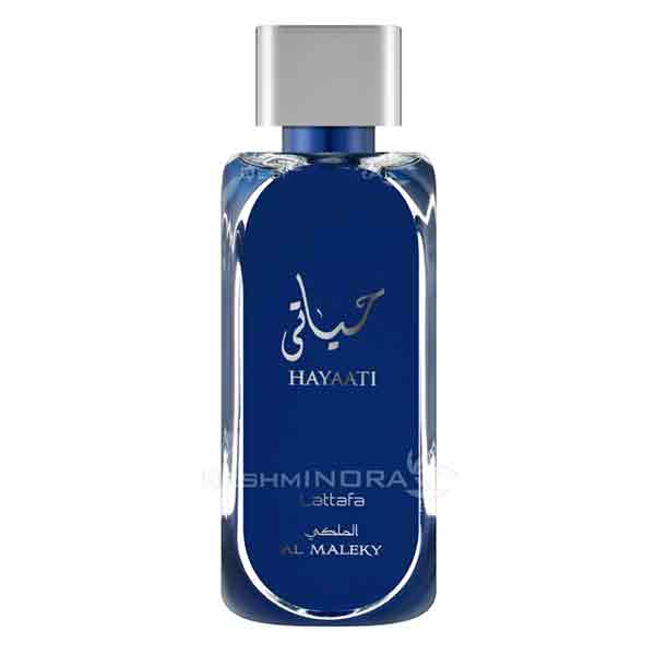 Lattafa-Hayati-Al-Maliki-Blue-Eau-de-Parfum-for-Men-–-100ml-01 خرید عطر ادکلن عربی لطافه حیاتی الملکی آبی _ مردانه ۱۰۰ میل (ادو پرفیوم) فروشگاه اینترنتی گیلاس بیوتی