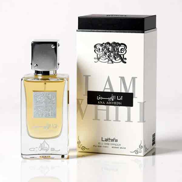 lattafa-ana-abiyedh-eau-de-parfum-60ml-unisex-01 خرید عطر و ادکلن لطافه آنا ابیض – زنانه و مردانه ۶۰ میل (ادو پرفیوم) فروشگاه اینترنتی گیلاس بیوتی