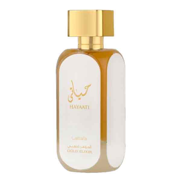 lattafa-hayaati-jawhar-al-dhahabi-white-unisex-arabian-eau-de-parfum-100ml-01 قیمت عطر ادکلن لطافه حیاتی جواهر الذهبی سفید - زنانه و مردانه ۱۰۰ میل (ادوپرفیوم) فروشگاه اینترنتی گیلاس بیوتی