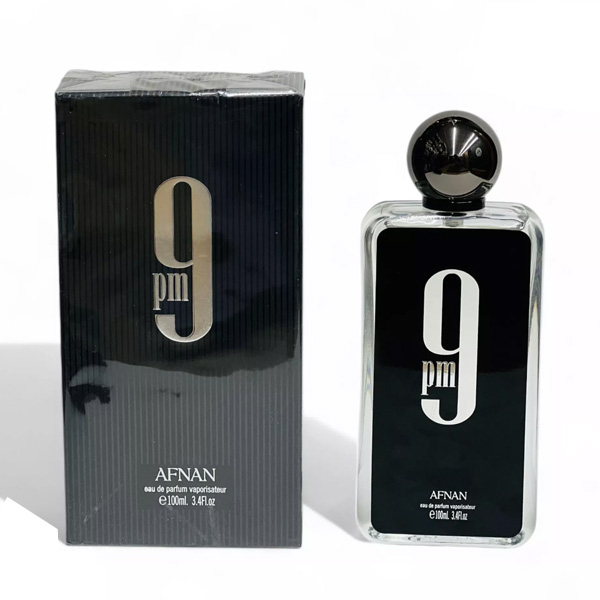 Afnan-9-PM-Perfume-and-Cologne---Men's-100-ml-(Eau-de-Parfum) خرید عطر و ادکلن افنان ۹ پی ام - مردانه ۱۰۰ میل (ادوپرفیوم) فروشگاه اینترنتی گیلاس بیوتی