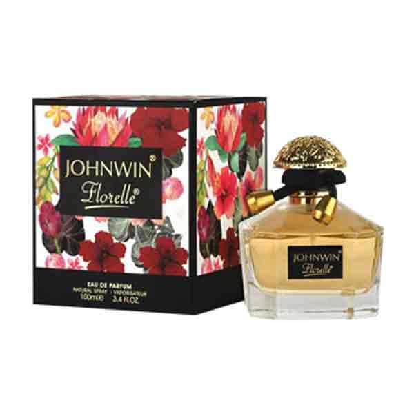 Johnwin-Florelle-Eau-de-Parfum-for-Women-100ml-01 خرید عطر و ادکلن جانوین فلورل - زنانه ۱۰۰ میل (ادوپرفیوم) فروشگاه اینترنتی گیلاس بیوتی