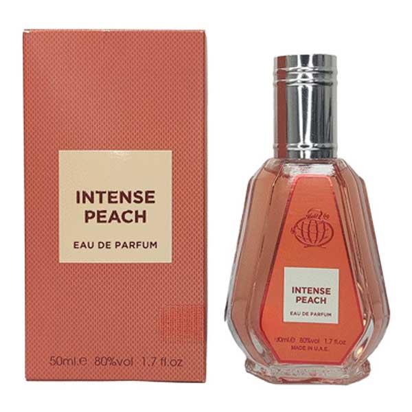 Intense-Peach-Fragrance-Word-Perfume-and-Cologne---Women-and-Men-50-ml-(Eau-de-Parfum) خرید عطر و ادکلن اینتنس پیچ فراگرنس ورد - زنانه و مردانه ۵۰ میل (ادوپرفیوم) فروشگاه اینترنتی گیلاس بیوتی