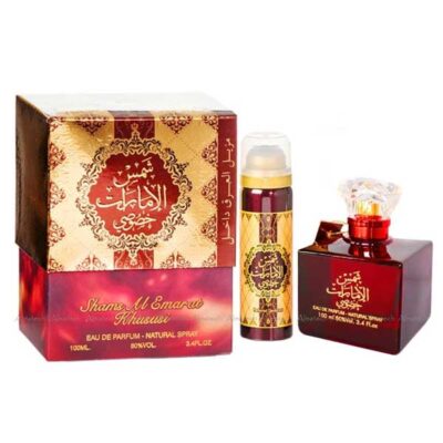 قیمت عطر و ادکلن ارض الزعفران شمس الامارات خصوصی - مردانه و زنانه ۱۰۰ میل (ادوپرفیوم) فروشگاه اینترنتی گیلاس بیوتی