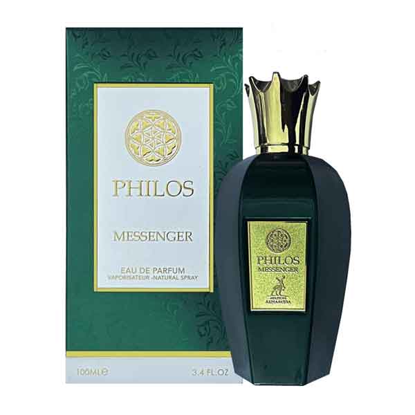 alhambra-philos-messenger-green-unisex-100ml-eau-de-parfum-01 خرید عطر و ادکلن عربی الحمبرا فیلوس مسنجر سبز - مردانه و زنانه ۱۰۰ میل (ادوپرفیوم) فروشگاه اینترنتی گیلاس بیوتی