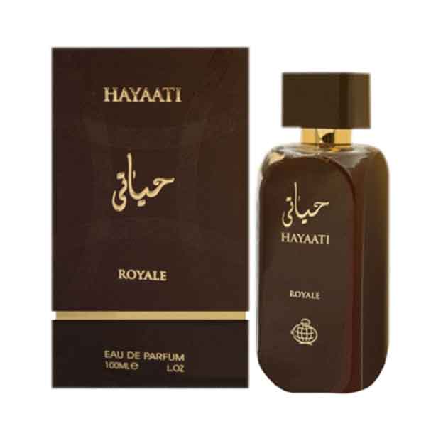 fragrance-world-hayati-royal-brown-unisex-100ml-edp خرید عطر و ادکلن فراگرنس ورد حیاتی رویال قهوهای - زنانه و مردانه ۱۰۰ میل (ادوپرفیوم) فروشگاه اینترنتی گیلاس بیوتی