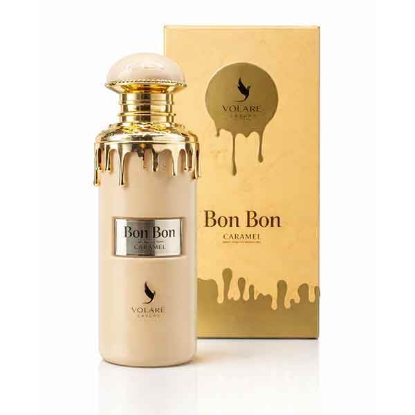 volare-prive-bon-bon-caramel-for-women-100ml-edp-01 خرید عطر و ادکلن عربی ولاره پریو بن بن کارامل - زنانه ۱۰۰ میل (ادوپرفیوم) فروشگاه اینترنتی گیلاس بیوتی