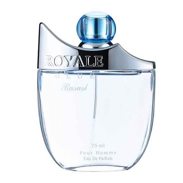 Royal-Blue-Rasasi-Perfume-and-Cologne---Men's-75-ml-(Eau-de-Parfum) خرید عطر و ادکلن رویال بلو رصاصی - مردانه ۷۵ میل (ادوپرفیوم) فروشگاه اینترنتی گیلاس بیوتی