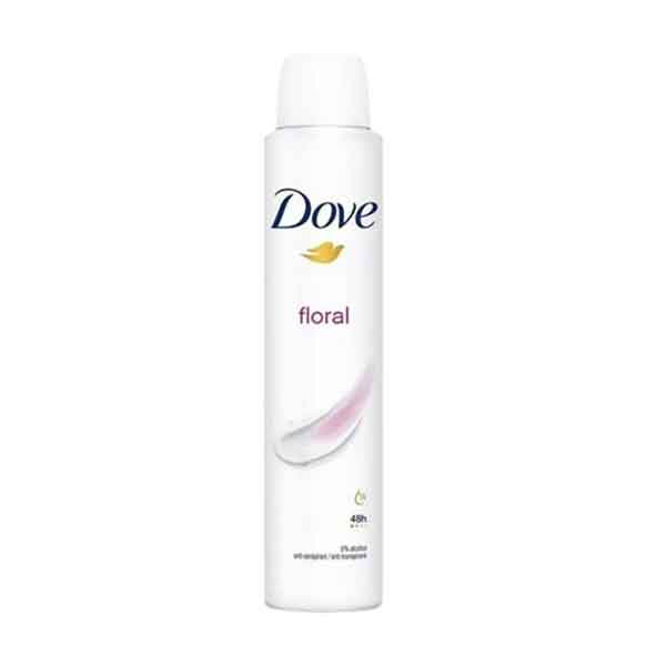 Dove-Floral-Antiperspirant-Spray---Women-250-ml خرید اسپری ضدتعریق داو فلورال - زنانه ۲۵۰ میل فروشگاه اینترنتی گیلاس بیوتی